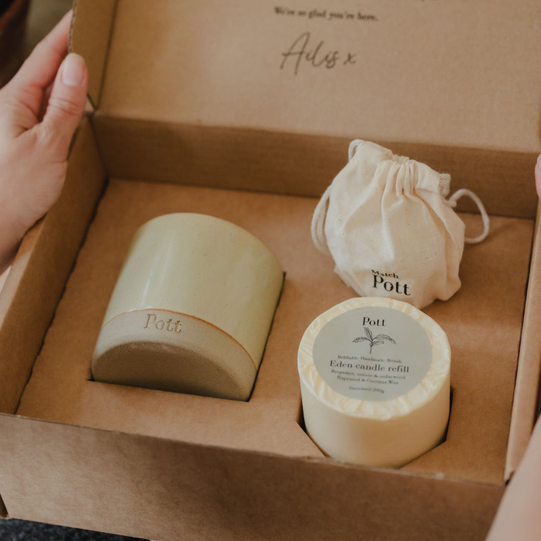 Eden Refillable Candle Starter Pack (Standard Size)