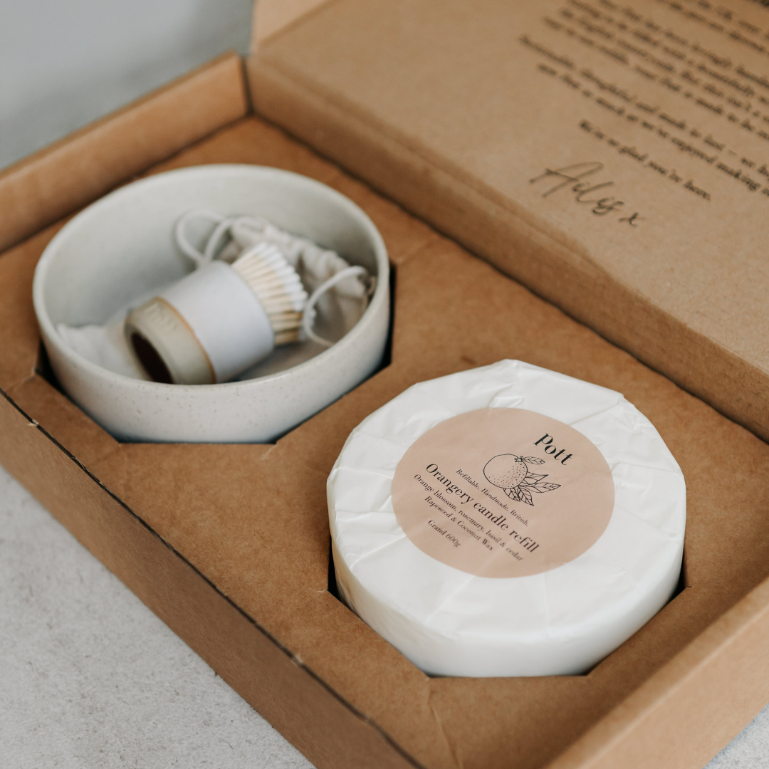 Orangery Refillable Candle Starter Pack (Grand Size)