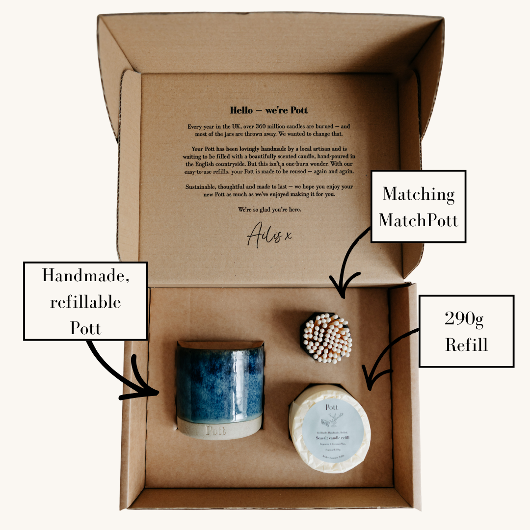 Seasalt Refillable Candle Starter Pack (Standard Size)
