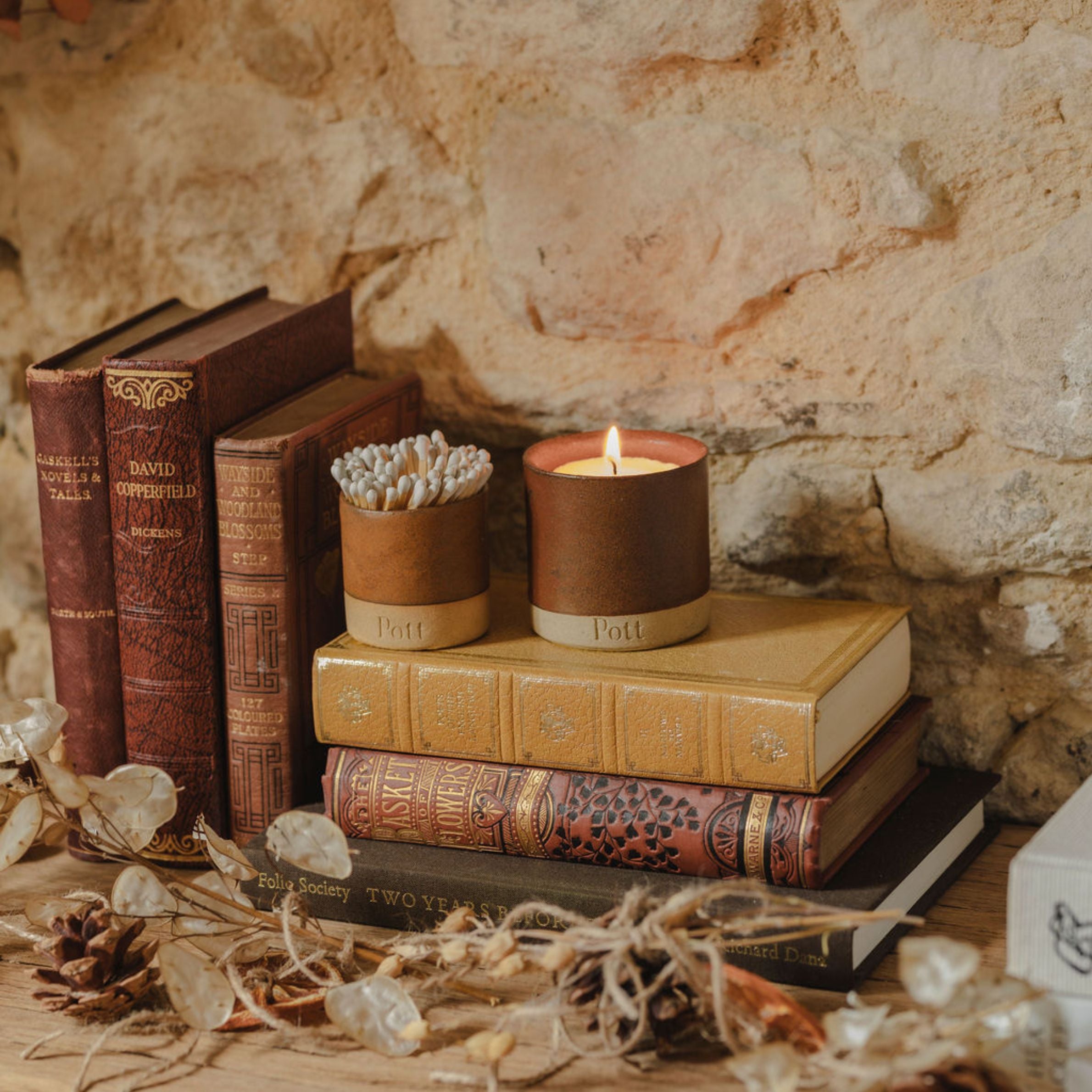 Amber Refillable Candle Starter Pack (Petite Size)