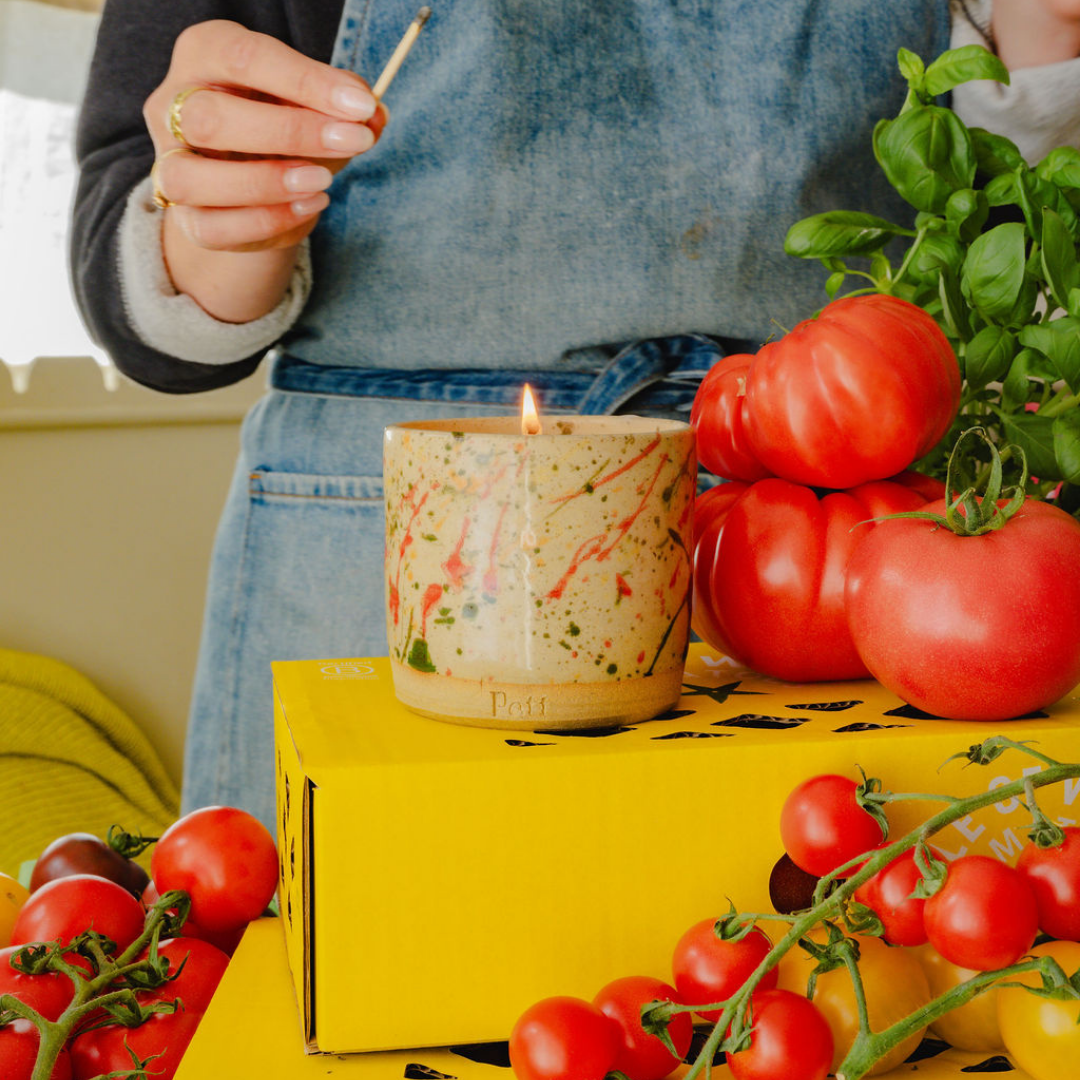 Tomato Vine Refillable Candle (Standard Size)