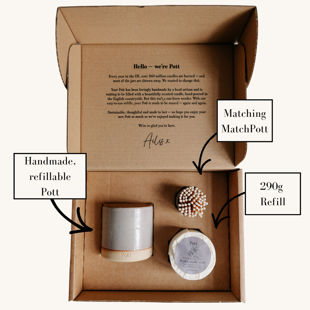 Tonka Refillable Candle Starter Pack (Standard Size)