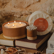 Amber Refillable Candle Starter Pack (Grand Size)