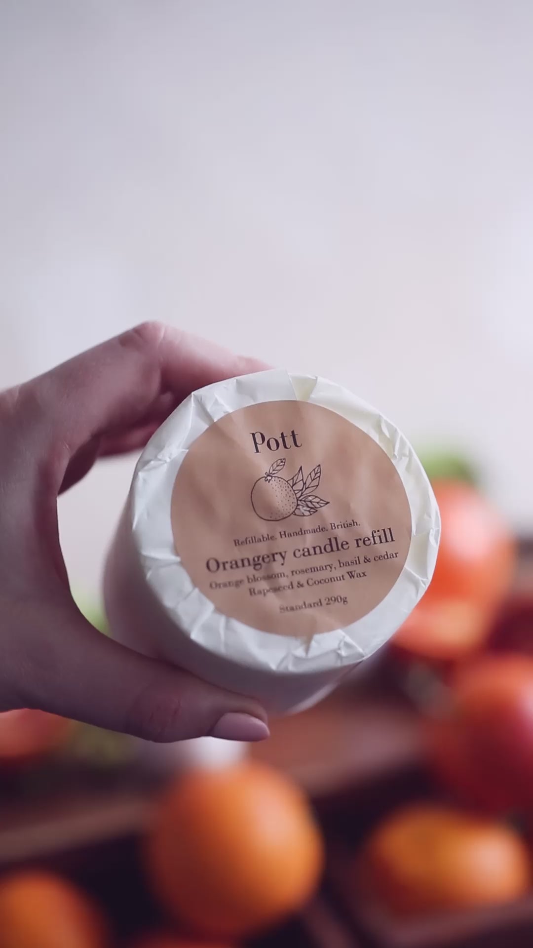 Orangery Candle Refill (Petite Size)